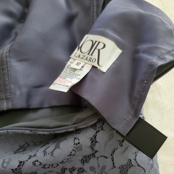 Gorgeous Graphite Strapless Dress - Picture 15 of 16